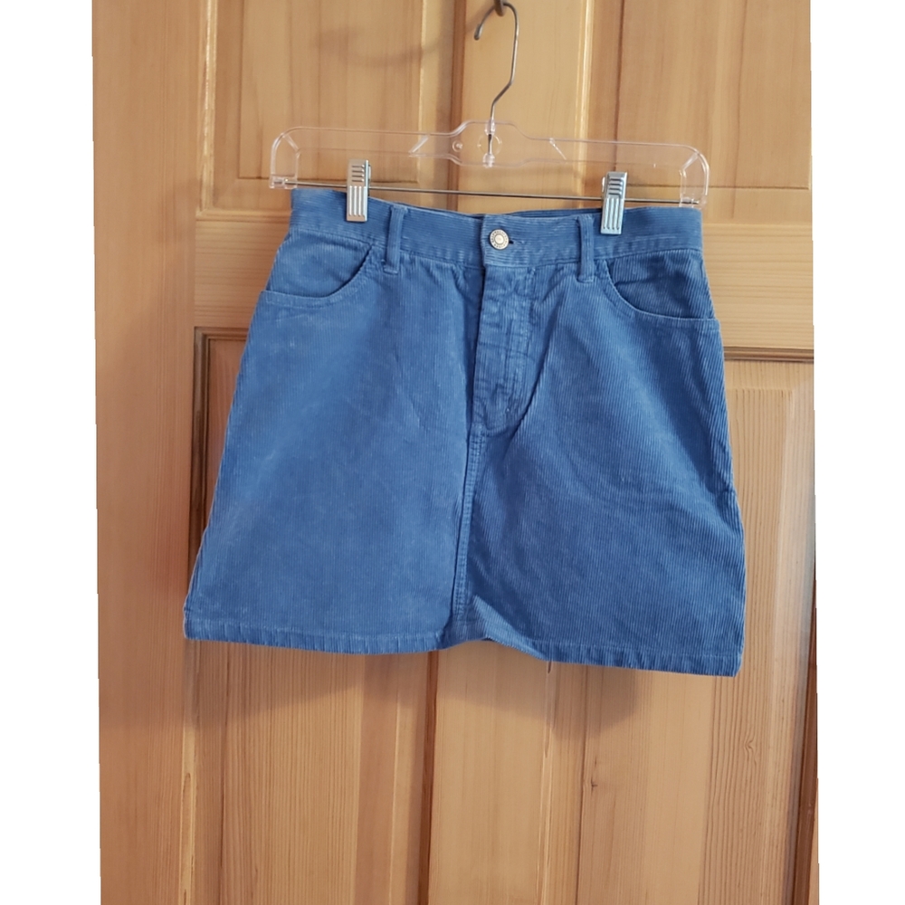 JOHN GALT CALIFORNIA Skirt Blue Mini Corduroy Women's